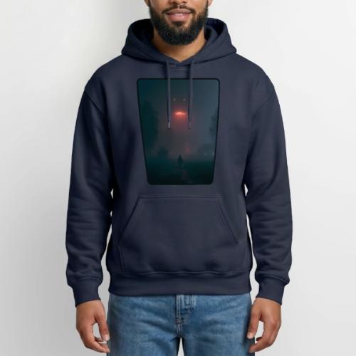 Mysterious UFO Encounter Design - Gildan Heavy Blend Adult Hoodie