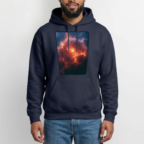 Exploding Supernova Space Art - Heavyweight Unisex Hoodie by Gildan