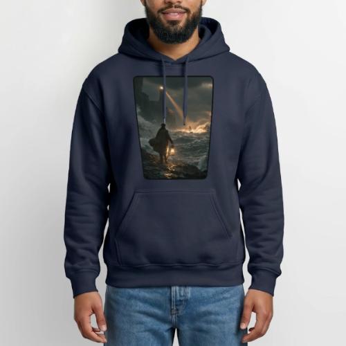 The Lone Lightkeeper's Beacon - Heavyweight Unisex Hoodie by Gildan