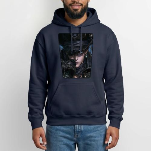 Dark Anime Pirate Warrior - Heavyweight Unisex Hoodie by Gildan
