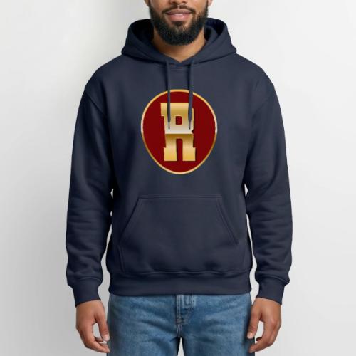 Letter R – Capital Varsity Alphabet Monogram - Gildan Heavy Blend Adult Hoodie