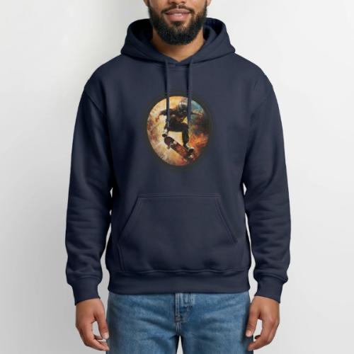 Skateboarding Flow - Gildan Heavy Blend Adult Hoodie
