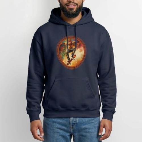 Skateboarding Mode On - Heavyweight Unisex Hoodie by Gildan