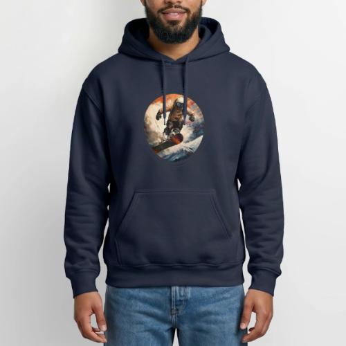 Snowboarding Elevation - Heavyweight Unisex Hoodie by Gildan