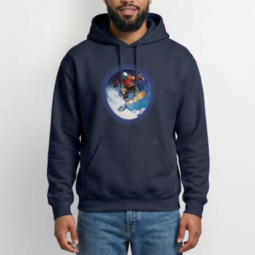 Snowboarding Rush - Gildan Heavy Blend Adult Hoodie