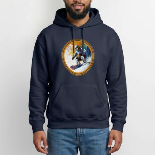 Snowboarding Dreams - Heavyweight Unisex Hoodie by Gildan