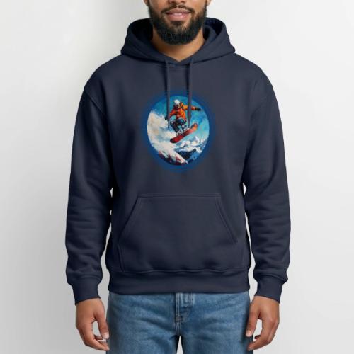 Snowboarding Vibes - Heavyweight Unisex Hoodie by Gildan