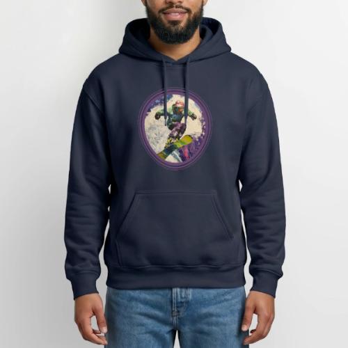 Snowboarding Soul - Heavyweight Unisex Hoodie by Gildan