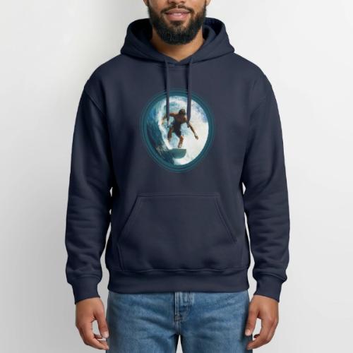 Surfing Horizon - Heavyweight Unisex Hoodie by Gildan