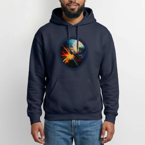 Planets in Turmoil - Heavyweight Unisex Hoodie by Gildan