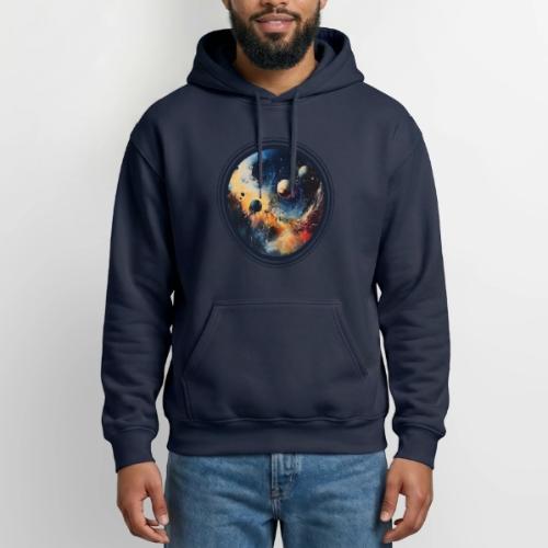 Chaotic Color Planets - Gildan Heavy Blend Adult Hoodie