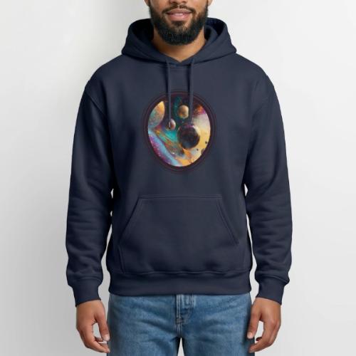 Planets in the Abstract - Heavyweight Unisex Hoodie by Gildan