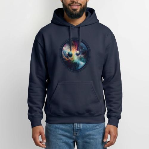 Chaotic Color Planets - Heavyweight Unisex Hoodie by Gildan