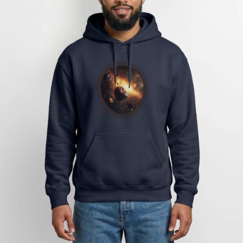 Asteroids Drift - Gildan Heavy Blend Adult Hoodie