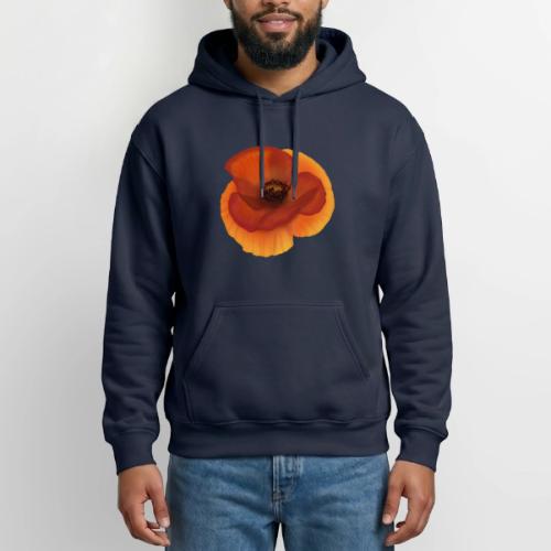 Vivid poppy - Heavyweight Unisex Hoodie by Gildan