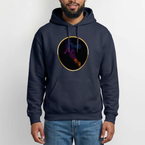 Basketball: Neon Jump Shot - Gildan Heavy Blend Adult Hoodie