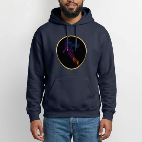 Basketball: Neon Jump Shot - Heavyweight Unisex Hoodie by Gildan