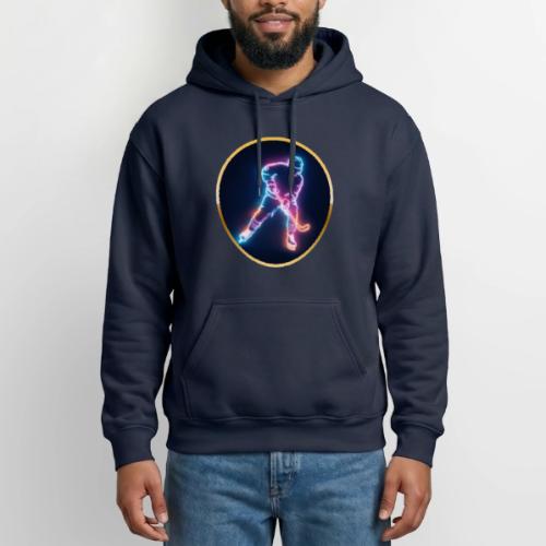 Golden Neon Hockey - Gildan Heavy Blend Adult Hoodie