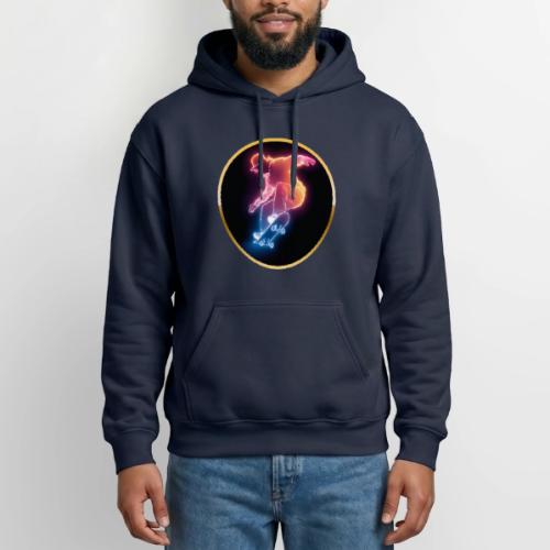 Skateboarding: Golden Trick Rider - Gildan Heavy Blend Adult Hoodie