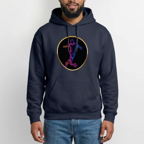 Neon Soccer Flow - Gildan Heavy Blend Adult Hoodie