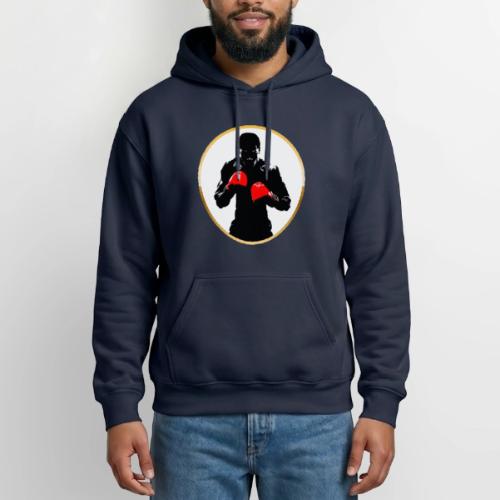 Boxing: Golden Ring Fighter - Heavyweight Unisex Hoodie by Gildan