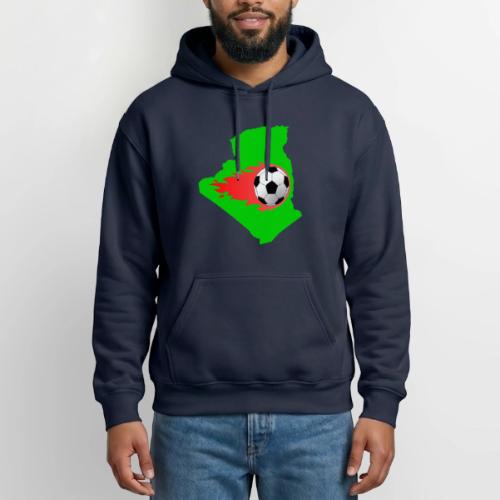 Algerian Football Fire - Heavyweight Unisex Hoodie by Gildan