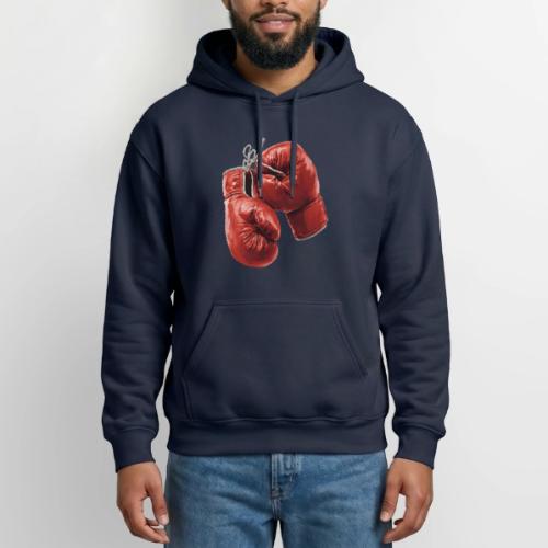 Boxing: Hanging Gloves Icon - Gildan Heavy Blend Adult Hoodie