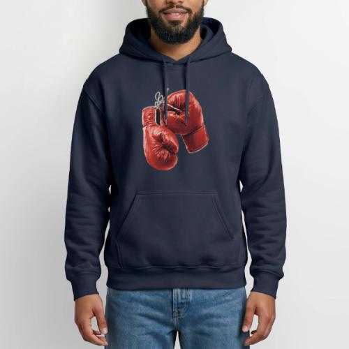 Boxing: Hanging Gloves Icon - Heavyweight Unisex Hoodie by Gildan