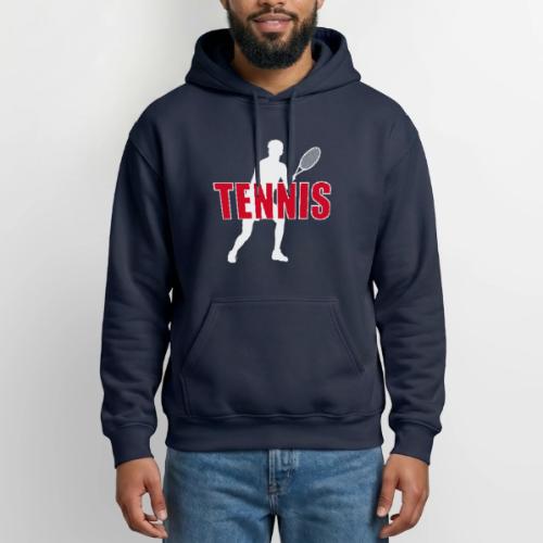 Red Court Tennis - Gildan Heavy Blend Adult Hoodie