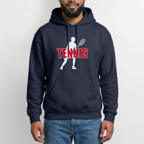 Red Court Tennis - Heavyweight Unisex Hoodie by Gildan