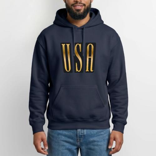 USA Gold Monolith - Gildan Heavy Blend Adult Hoodie
