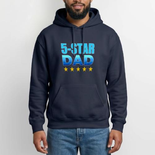 Five Stars Dad - Heavyweight Unisex Hoodie by Gildan