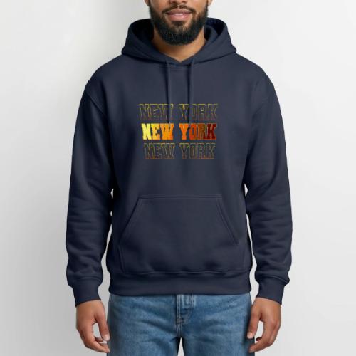 New York Varsity Echo - Heavyweight Unisex Hoodie by Gildan