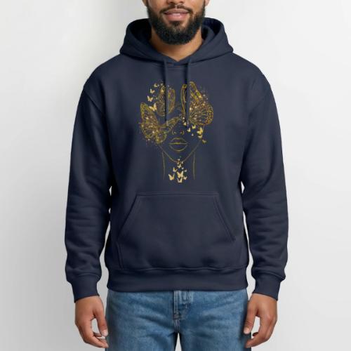 Queen Of Butterflies - Goddess Design - Gildan Heavy Blend Adult Hoodie