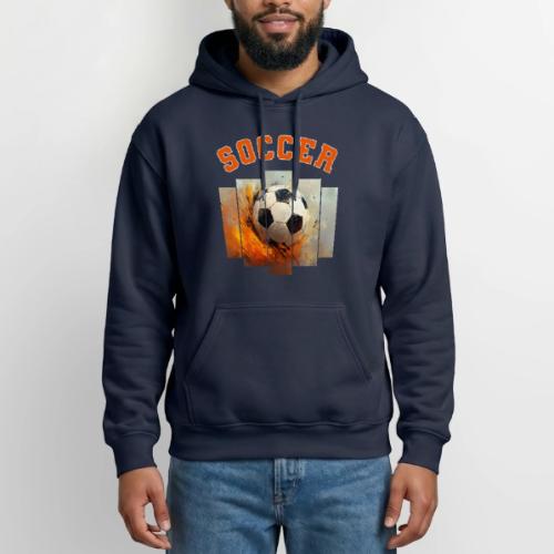 Soccer Iconic Touch - Gildan Heavy Blend Adult Hoodie