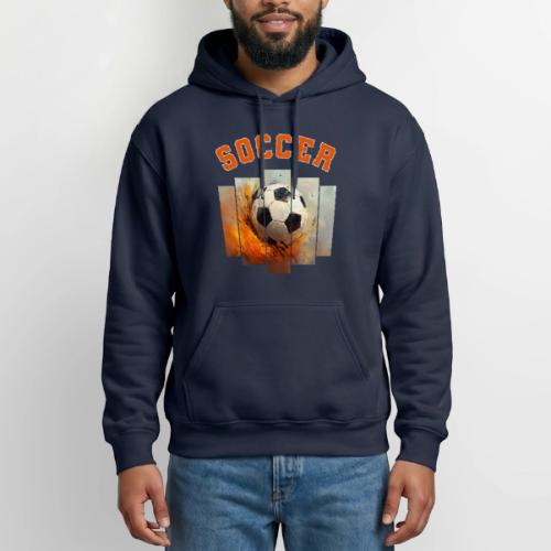 Soccer Iconic Touch - Heavyweight Unisex Hoodie by Gildan