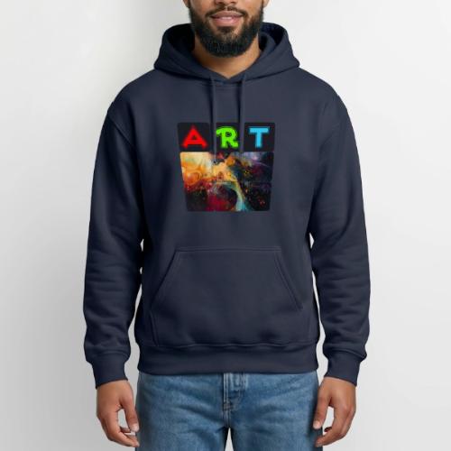 Waves of Art - Heavyweight Unisex Hoodie by Gildan