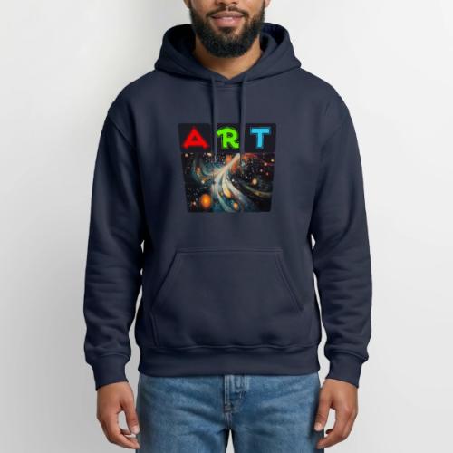 Swirls of Colorful Art - Gildan Heavy Blend Adult Hoodie