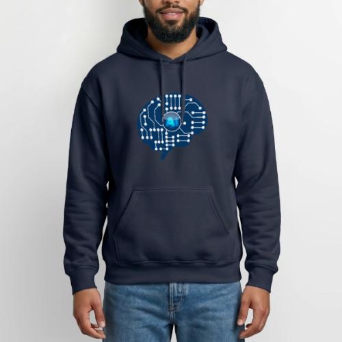 AI: Mind Wired - Heavyweight Unisex Hoodie by Gildan