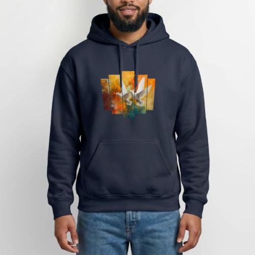Wings of Peace - Gildan Heavy Blend Adult Hoodie