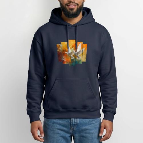 Wings of Peace - Heavyweight Unisex Hoodie by Gildan