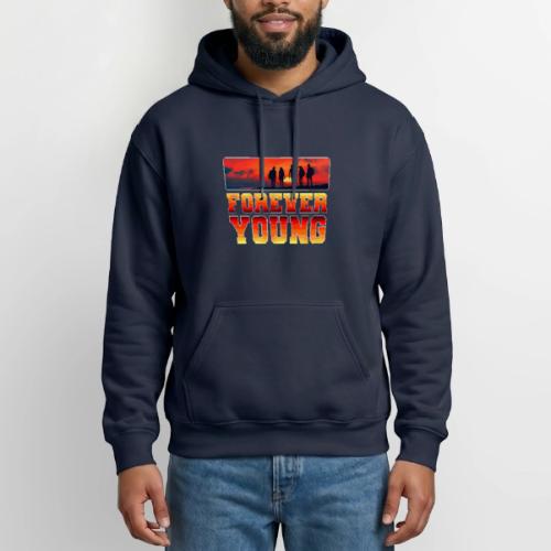 Forever Young - Heavyweight Unisex Hoodie by Gildan