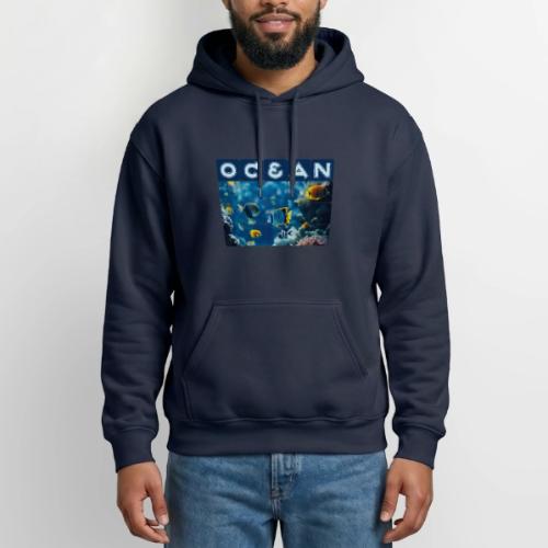 Ocean: Underwater Radiance - Gildan Heavy Blend Adult Hoodie
