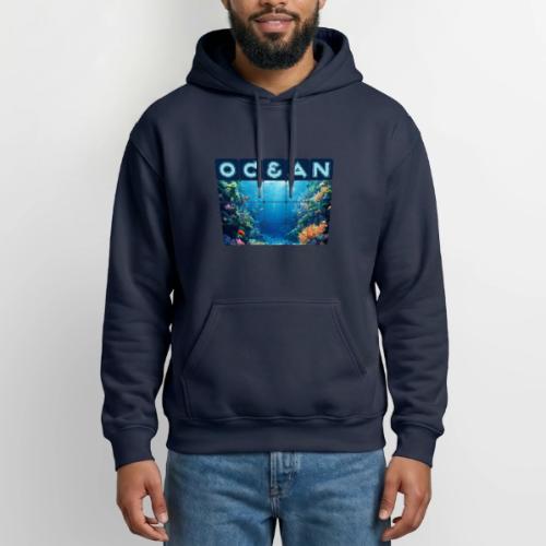 Ocean: Tropical Drift - Gildan Heavy Blend Adult Hoodie