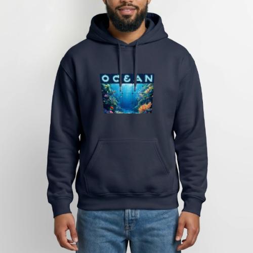 Ocean: Tropical Drift - Heavyweight Unisex Hoodie by Gildan