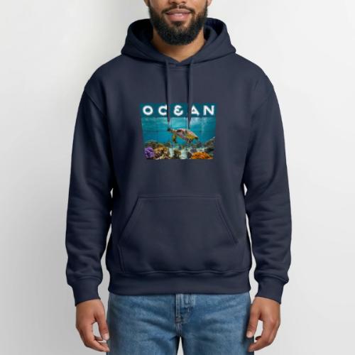 Ocean: Gentle Voyager - Gildan Heavy Blend Adult Hoodie