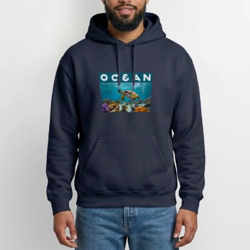 Ocean: Gentle Voyager - Heavyweight Unisex Hoodie by Gildan