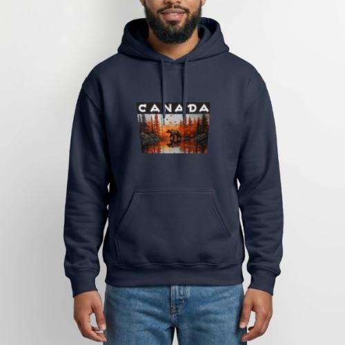 Canada Wilderness Art - Gildan Heavy Blend Adult Hoodie