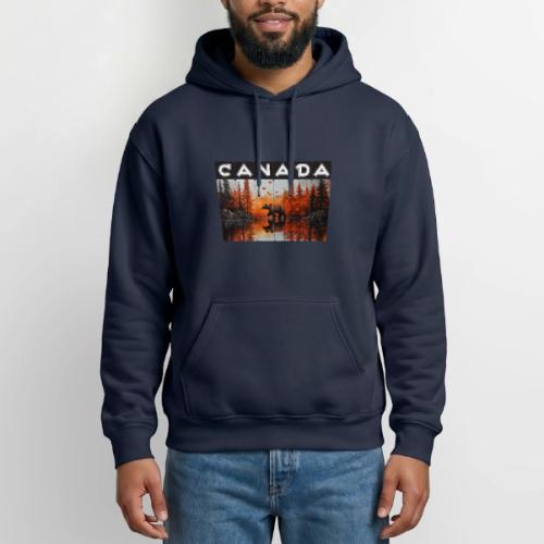 Canada Wilderness Art - Heavyweight Unisex Hoodie by Gildan