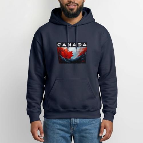 Canada Icon in Color - Gildan Heavy Blend Adult Hoodie